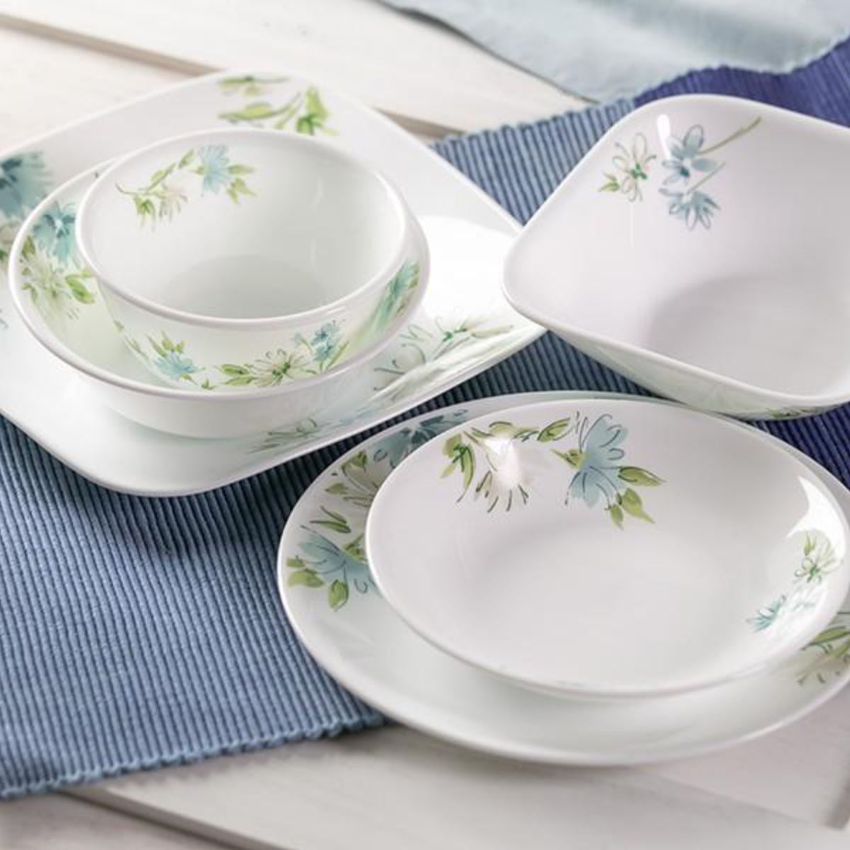 食器 5点セット CORELLE コレール フェアリーフローラ 強化ガラス