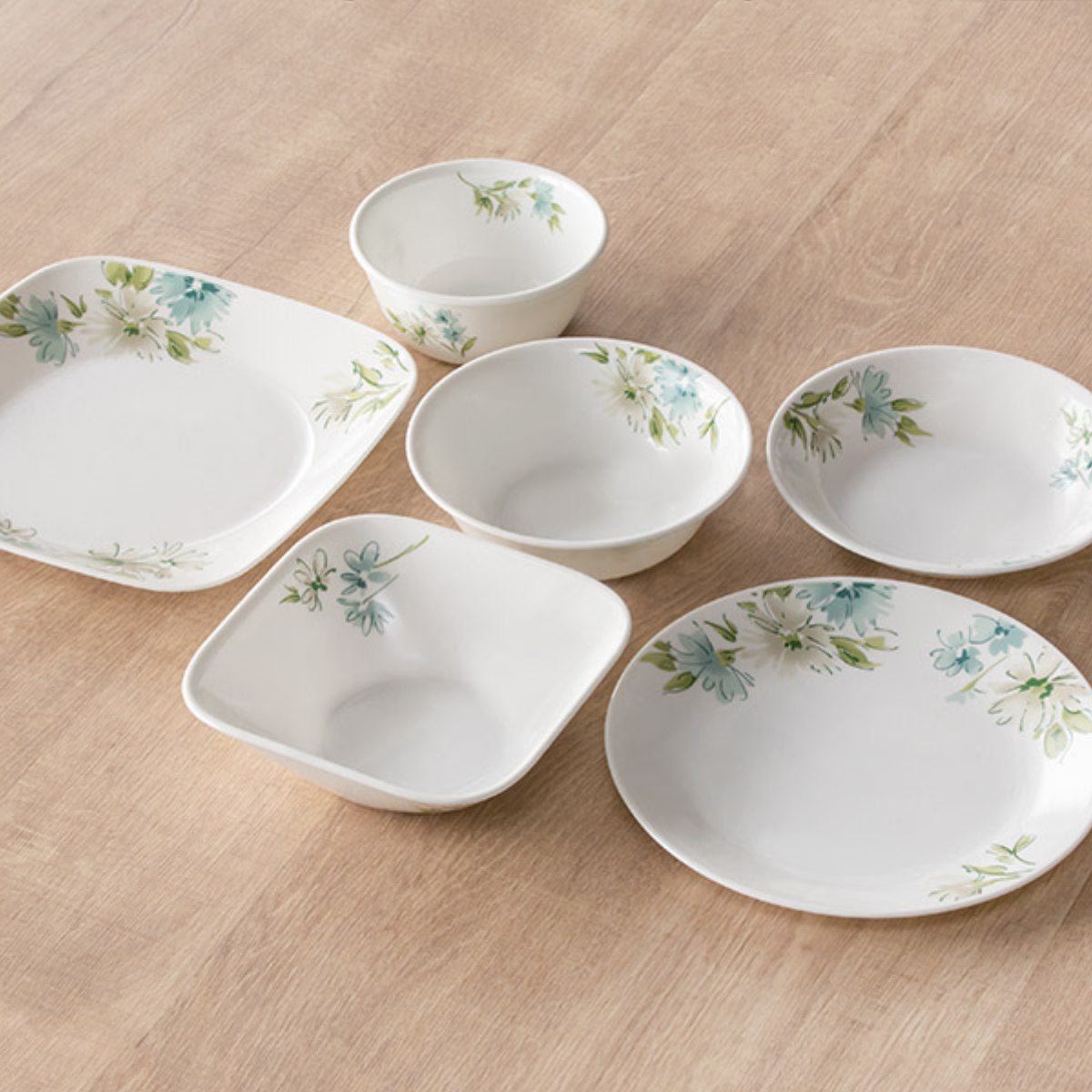 食器 5点セット CORELLE コレール フェアリーフローラ 強化ガラス