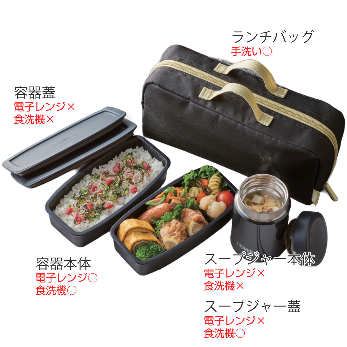 保温弁当箱 サーモス 弁当箱 真空断熱スープランチセット – ハウジー