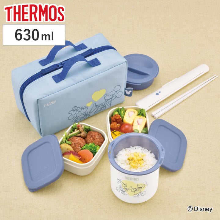 サーモス保温弁当箱630mlミッキーマウスミニーマウス