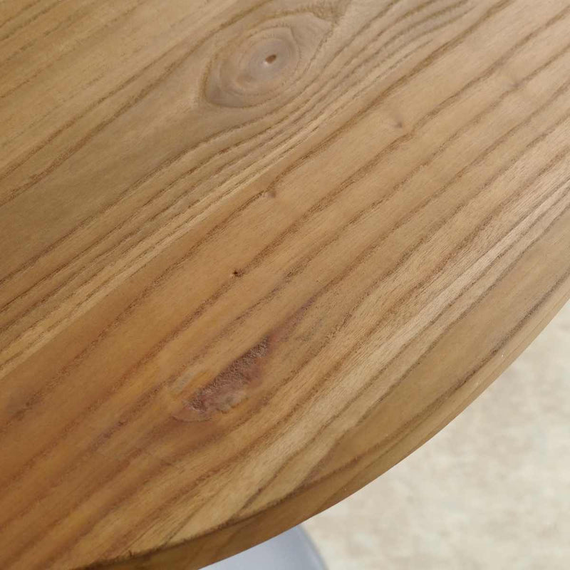 カフェテーブル一人暮らし丸天然木幅70cm