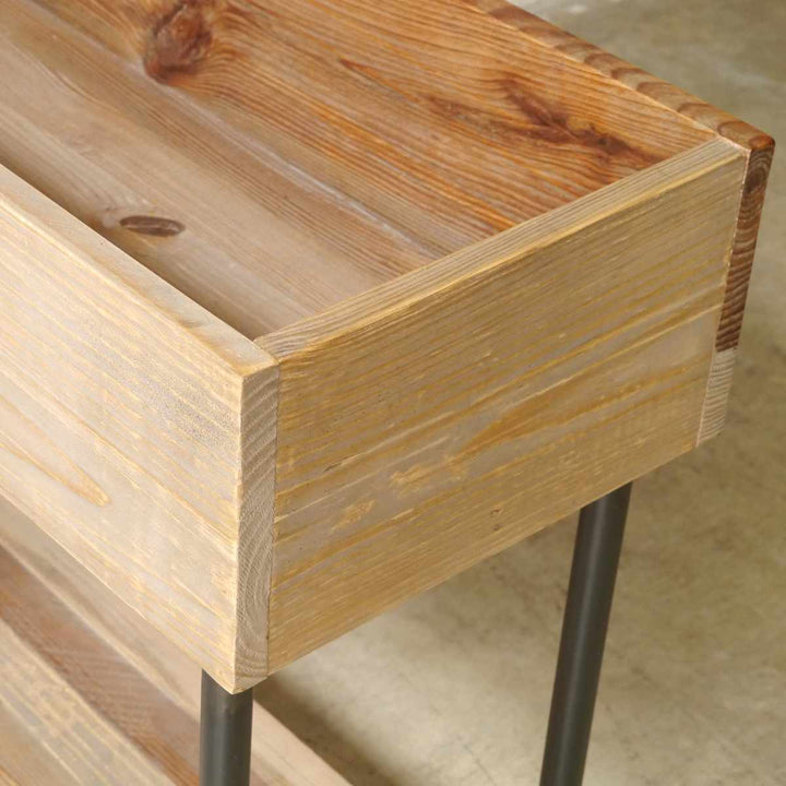 シェルフパイン材北欧木製屋内用幅90cm