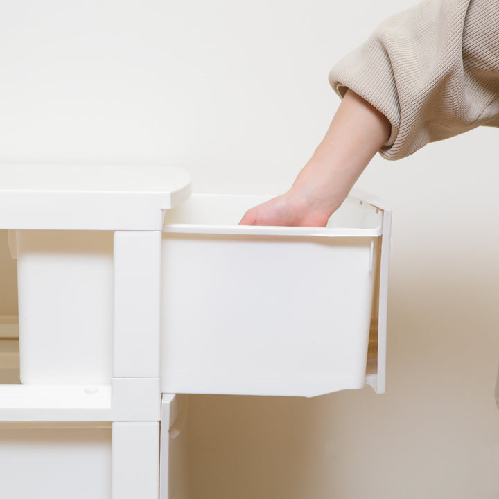 チェスト5段幅36×奥行42×高さ106.2cmキャスター付き