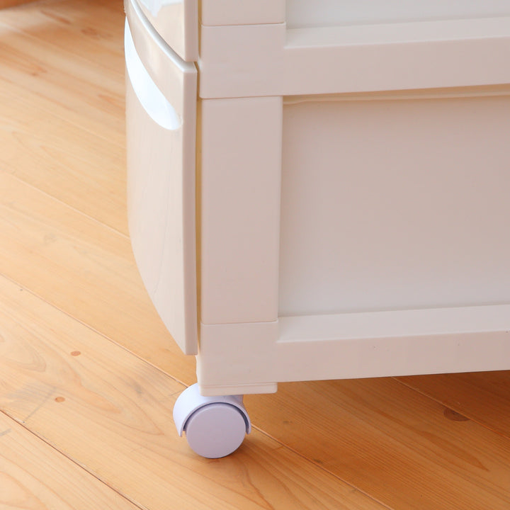 チェスト5段幅36×奥行42×高さ106.2cmキャスター付き