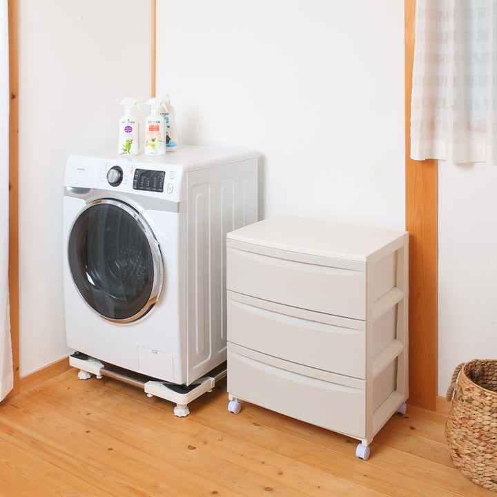 チェスト3段幅54×奥行42×高さ68.4cmキャスター付き