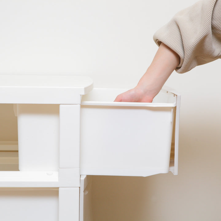 チェスト5段幅54×奥行42×高さ108cm脚付き