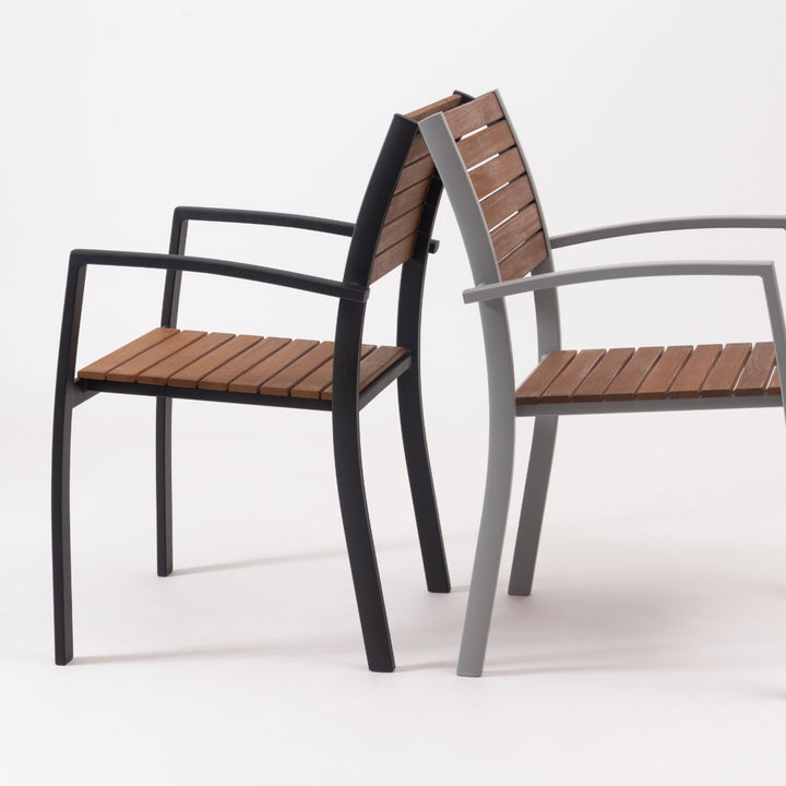 チェア座面高45cm天然木オリー