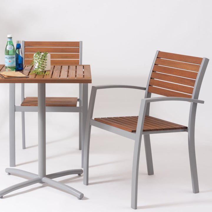 チェア座面高45cm天然木オリー