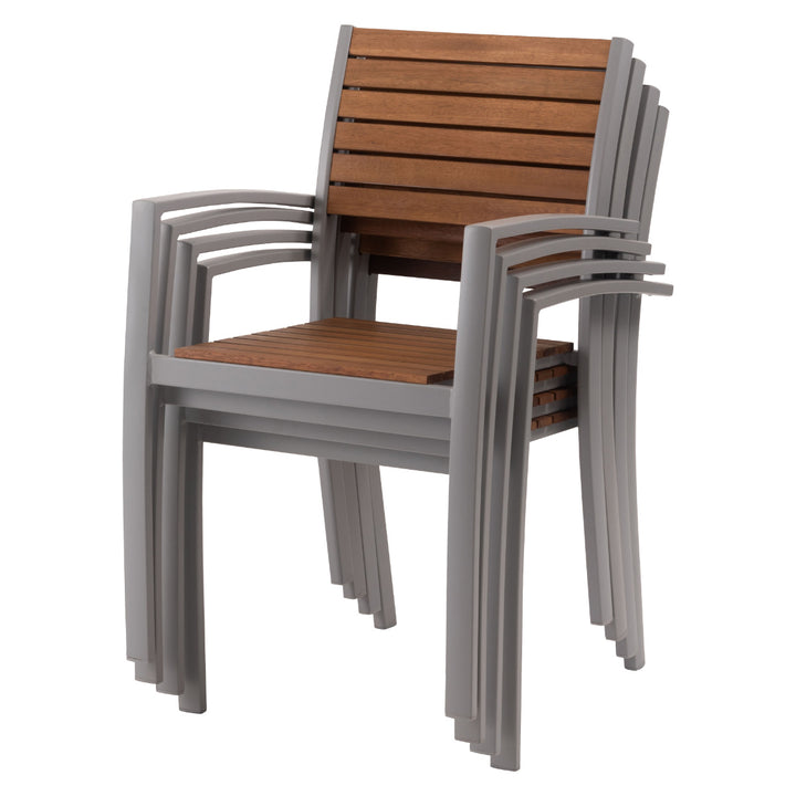 チェア座面高45cm天然木オリー