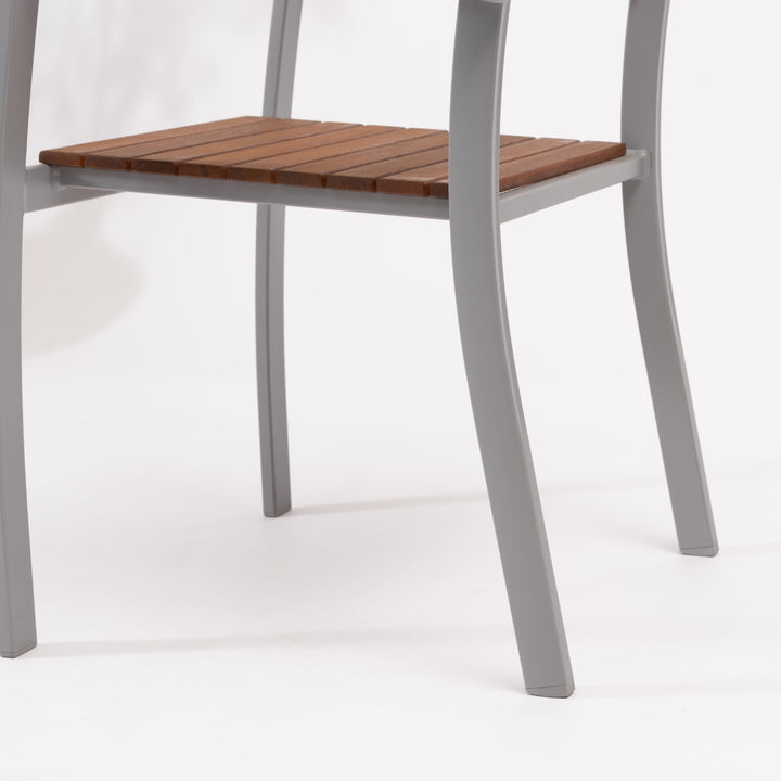 チェア座面高45cm天然木オリー