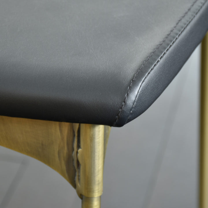 ダイニングチェア2脚セット床傷防止シール付き疲れにくい背もたれ天然木座面高42.5cm