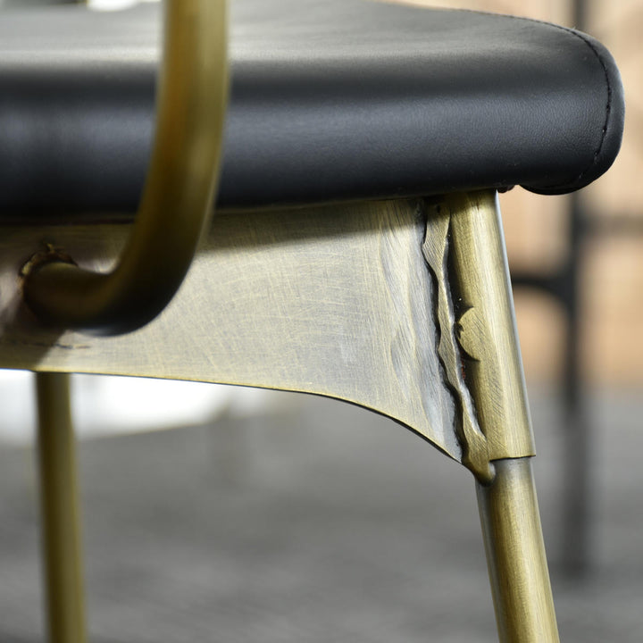 ダイニングチェア2脚セット床傷防止シール付き疲れにくい背もたれ天然木座面高42.5cm