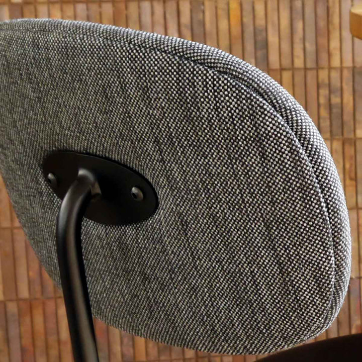 ダイニングチェア2脚セット疲れにくい背もたれモノトーン