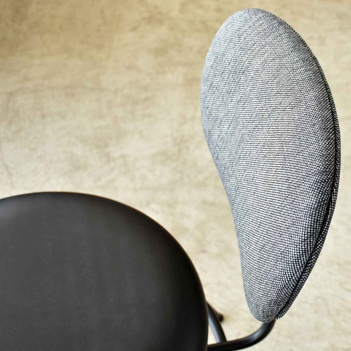 ダイニングチェア2脚セット疲れにくい背もたれモノトーン