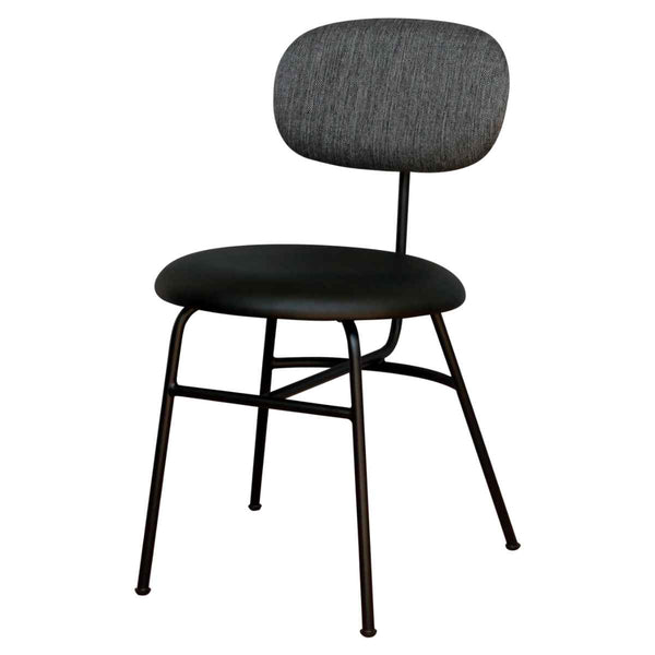 ダイニングチェア2脚セット疲れにくい背もたれモノトーン