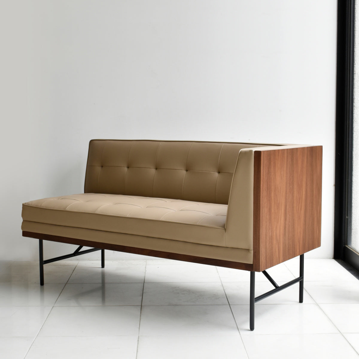 送料無料ヴィンテージ調カウチソファ ラブソファ ＰＶＣレザー（1315） 送料無料ヴィンテージ調カウチソファ ラブソファ ＰＶＣレザー（1315