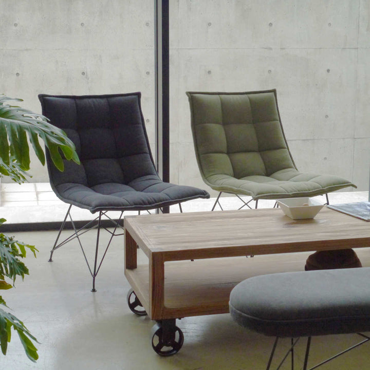 パーソナルチェアカジュアルデザインファブリック張地幅60cm