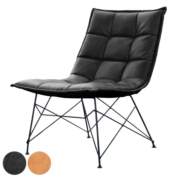 パーソナルチェアカジュアルデザインPUレザー張地幅60cm