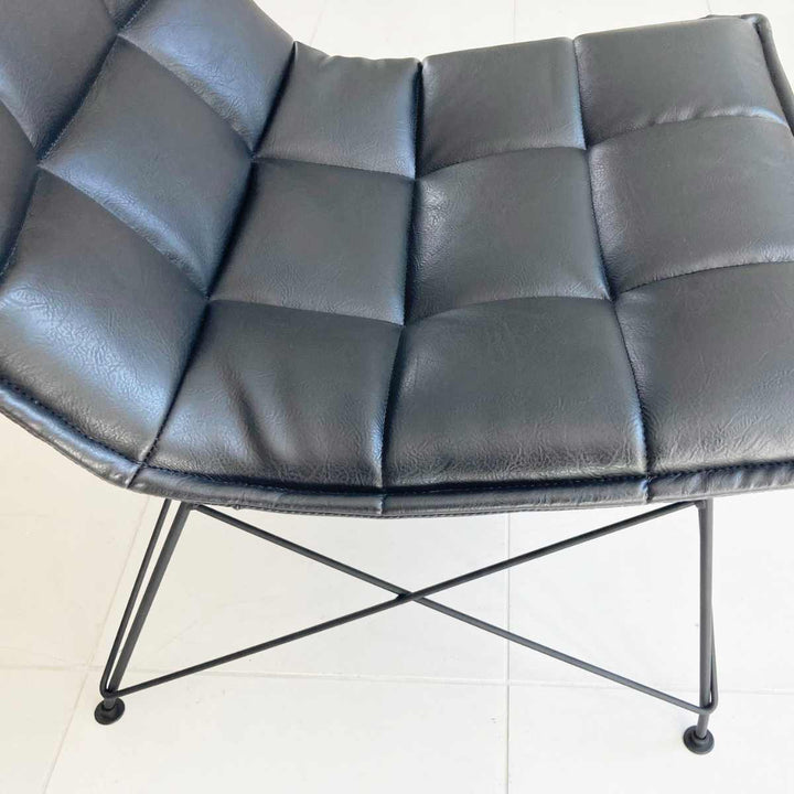 パーソナルチェアカジュアルデザインPUレザー張地幅60cm