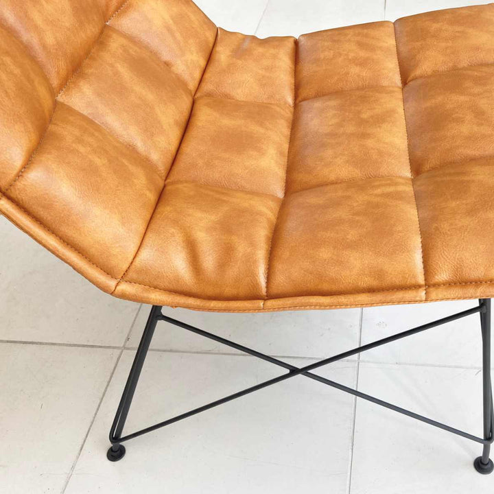 パーソナルチェアカジュアルデザインPUレザー張地幅60cm