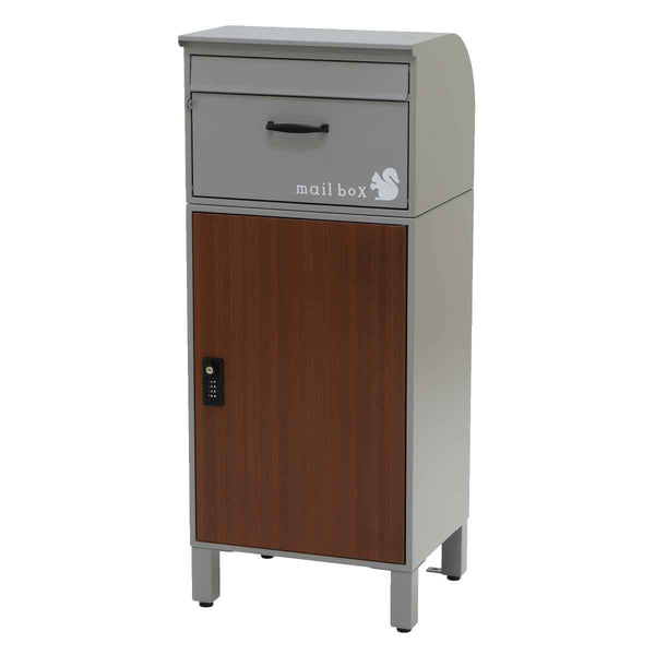 宅配ボックスポストレルム木目調置き型