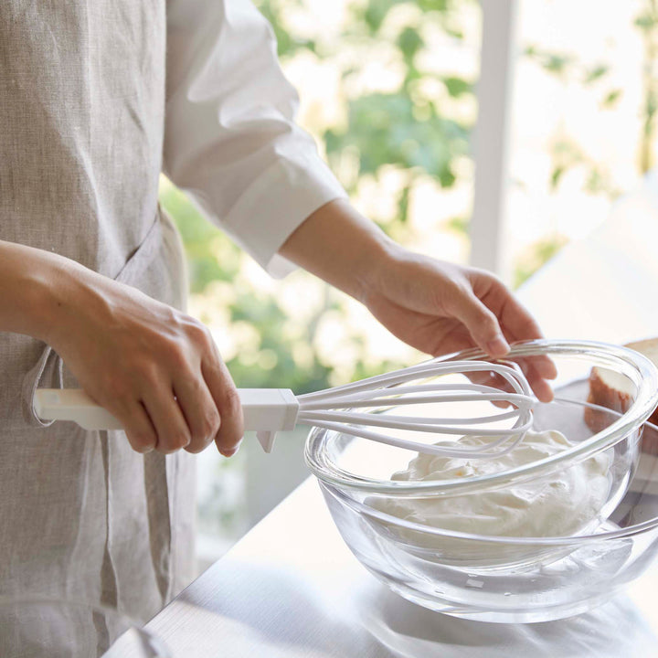 山崎実業towerシリコーンハンドル泡立て器タワー