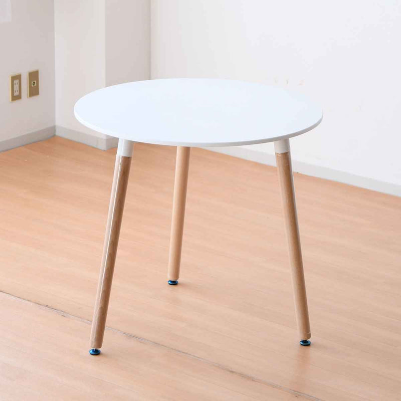 カフェテーブル 一人暮らし 丸 シンプル 清潔感 幅80cm