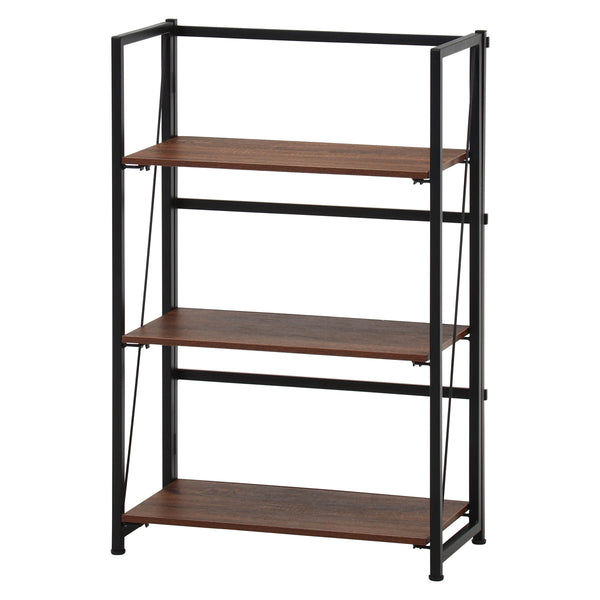 シェルフ幅61cm3段折りたたみ式ヴィンテージ調