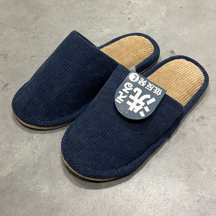 スリッパ無地コーデュロイ約25.0～27.0cm