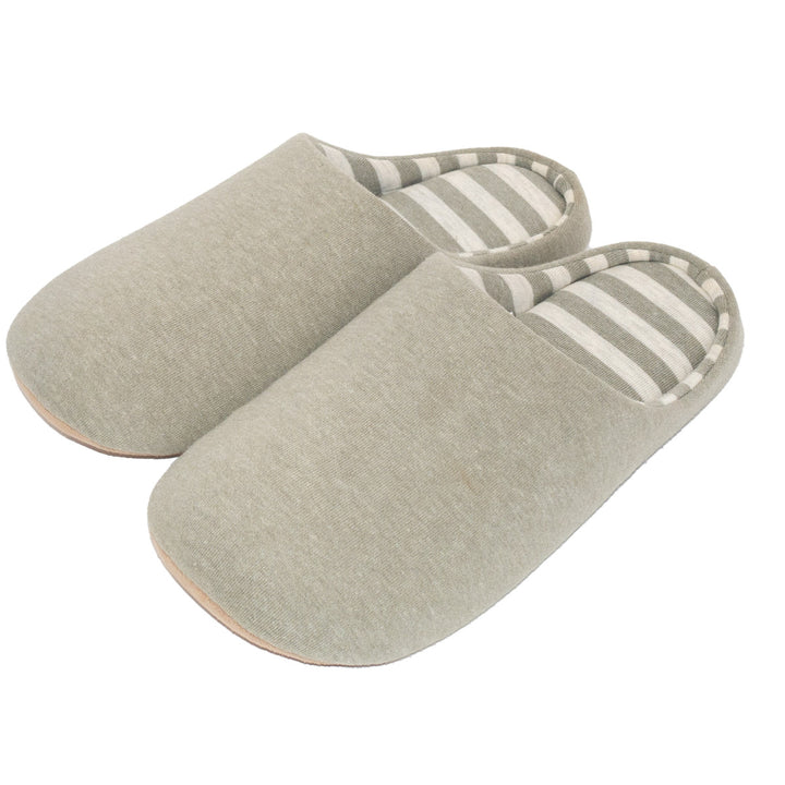 スリッパ杢ニット成形チャールススリッパL約24.5～26.5cm