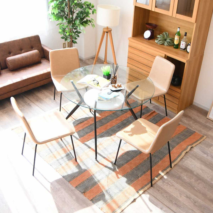 ダイニングチェア2脚セット座面高41cmメッシュ