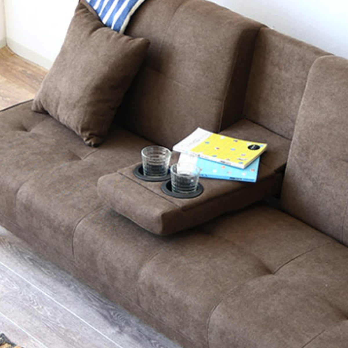 ソファベッド 幅170cm ドリンクホルダー付 コクア – ハウジー