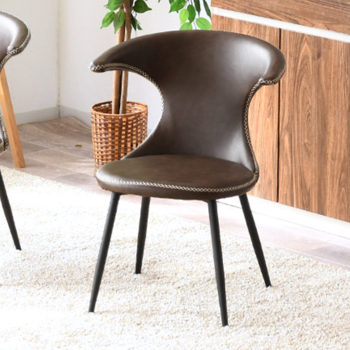 ダイニングチェア2脚セット座面高42cmゴッソ