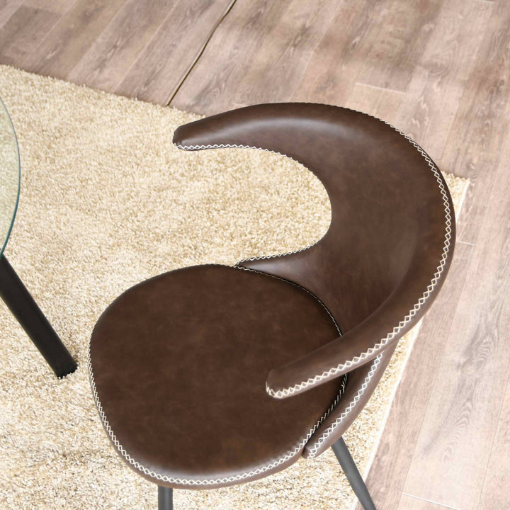 ダイニングチェア2脚セット座面高42cmゴッソ