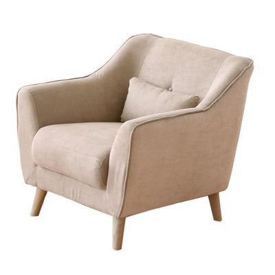 ソファ 1人掛け 幅80cm フィール ベロア調