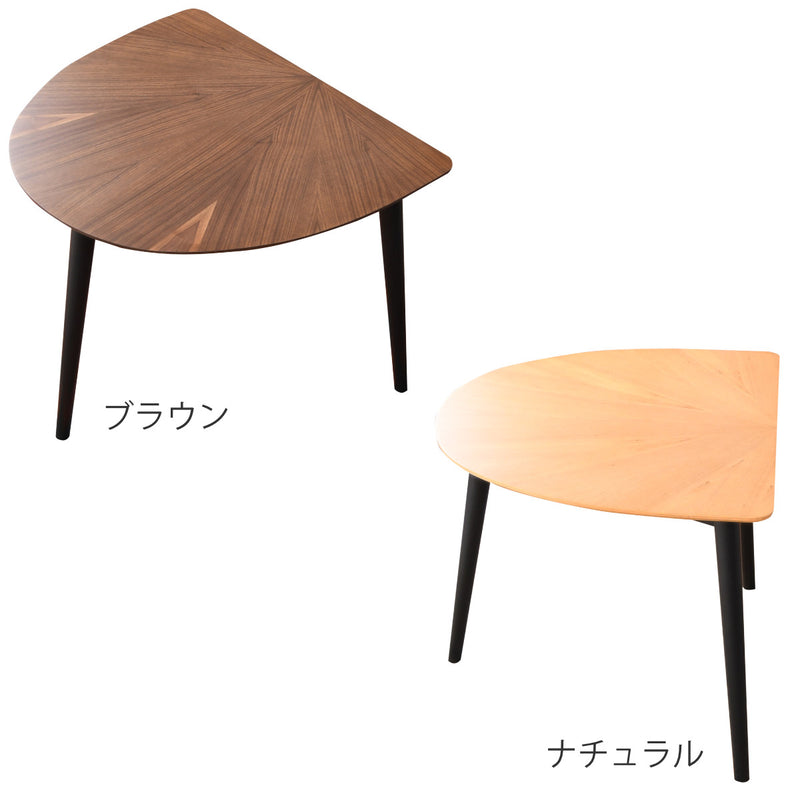 六角テーブル 90cm 振り分け ナチュラル