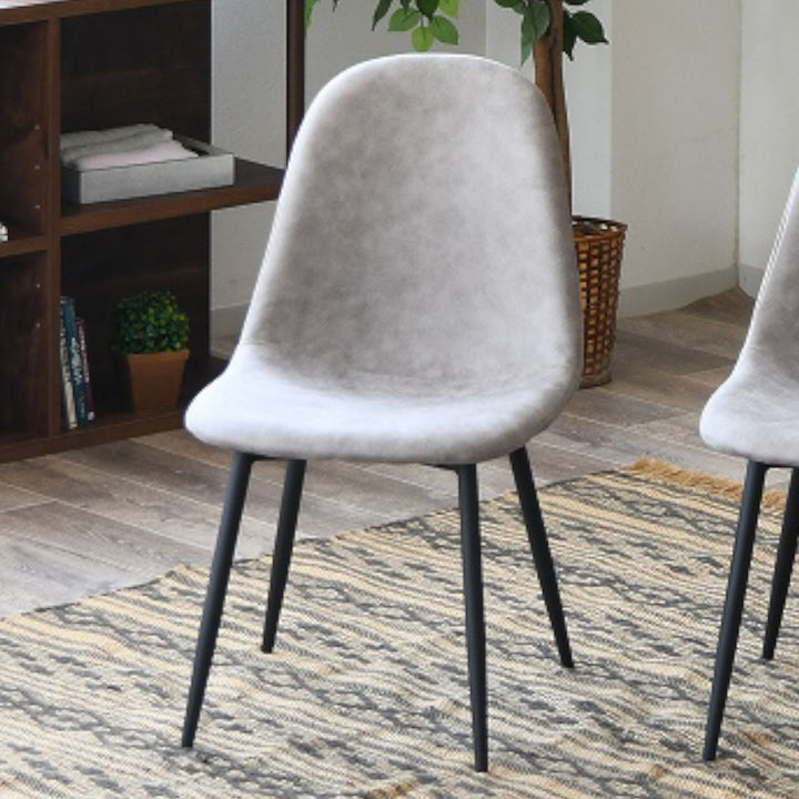 ダイニングチェア同色2脚セット座面高43cmマロンスリー