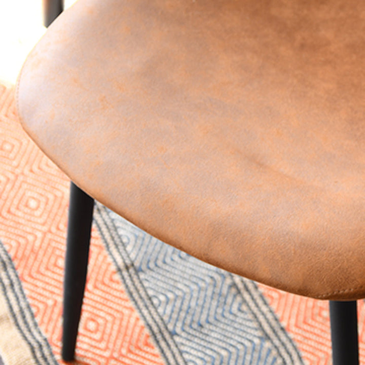 ダイニングチェア同色2脚セット座面高43cmマロンスリー