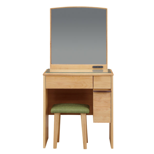 ドレッサー幅65cm鏡台一面鏡ルシアン