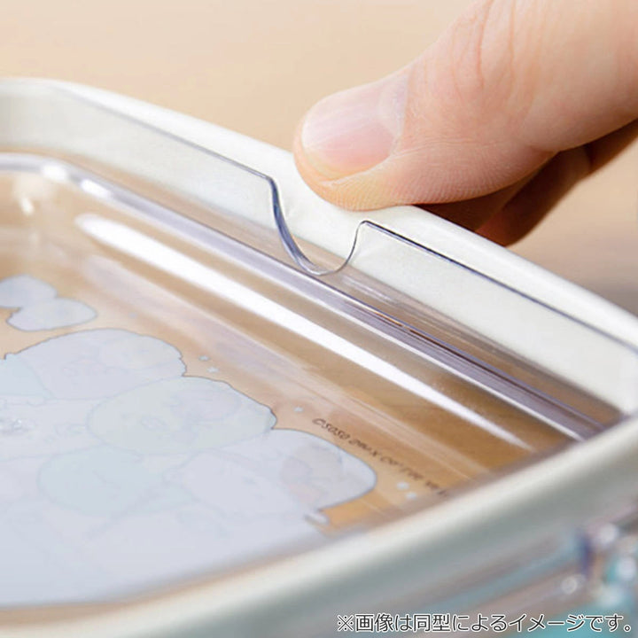 お弁当箱抗菌ふわっとタイトランチ1段450mlカーズ24