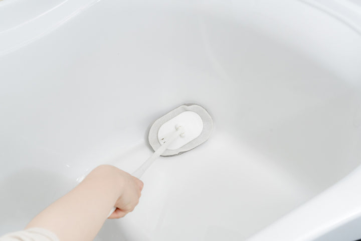 バスブラシ柄付きsm＠rt765浴槽洗いスリム柄付