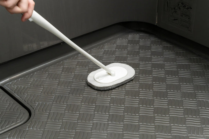 バスブラシ柄付きsm＠rt765浴槽洗いスリム柄付