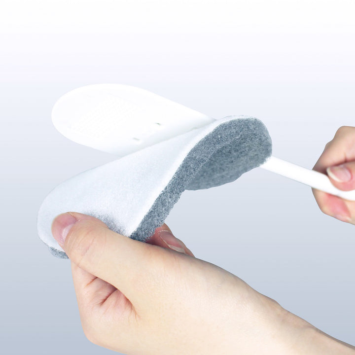 バスブラシ柄付きsm＠rt765浴槽洗いスリム柄付