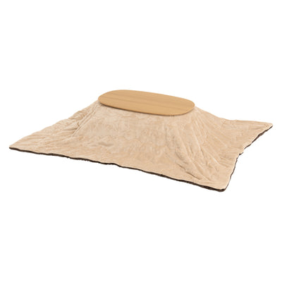 こたつ2点セット テーブル ナチュラル 折りたたみ 幅90cm 布団 シンプル 210×170cm おしゃれ