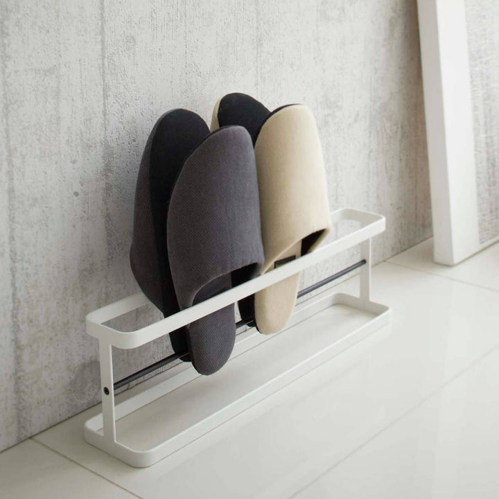 山崎実業Plateスリッパラックワイドプレート