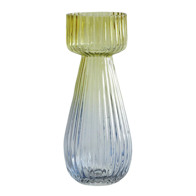 花瓶トーンフラワーベースロングガラス