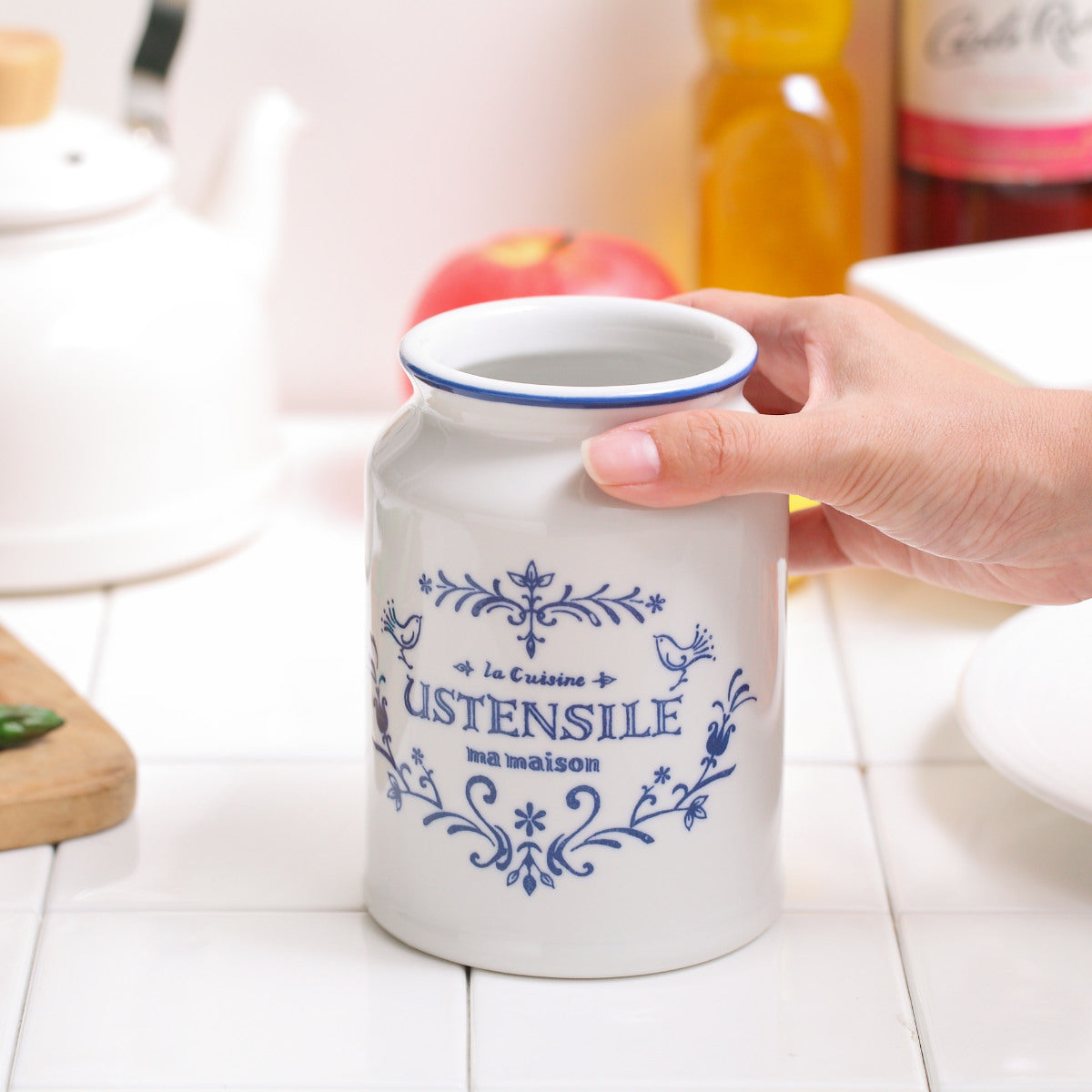 Blue Danube 醤油さし 調味料入れ セット 木製スタンド付 キッチンツールスタンド キュジーヌ – ハウジー