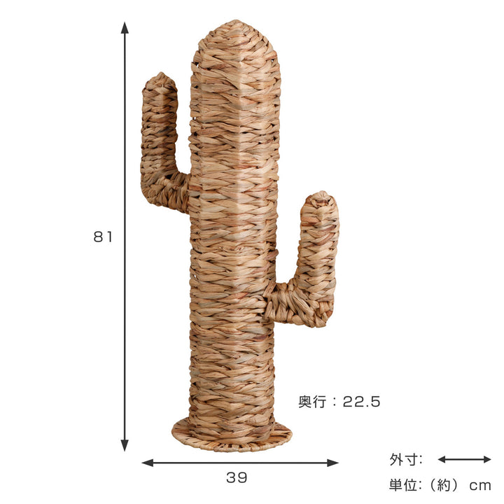 オブジェサボテンLサイズ高さ81cmヒヤシンスカクタスオーナメント