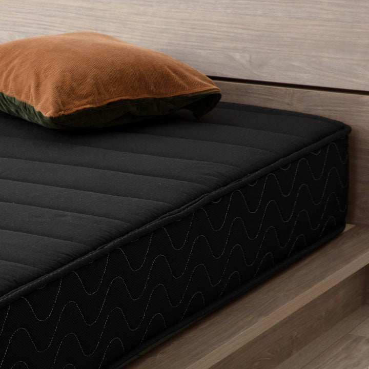 硬さの選べるマットレスショートシングルブラック夜香ハイグレードポケットコイル