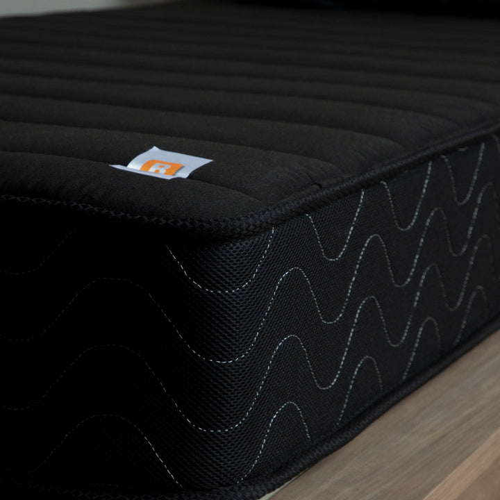 硬さの選べるマットレスダブルブラック夜香ハイグレードポケットコイル